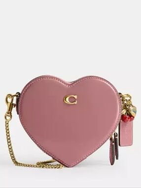 *NWT* COACH Heart Crossbody Bag 14 With Charms (Mini Bag)